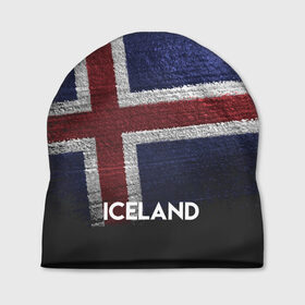 Шапка 3D с принтом Iceland(Исландия) , 100% полиэстер | универсальный размер, печать по всей поверхности изделия | iceland | urban | город | мир | путешествие | символика | страны | флаг