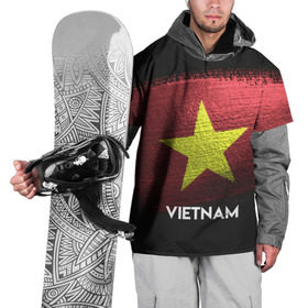 Накидка на куртку 3D с принтом VIETNAM(Вьетнам) , 100% полиэстер |  | urban | vietnam | город | мир | путешествие | символика | страны | флаг