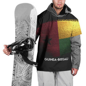 Накидка на куртку 3D с принтом Guinea-Bissau(Гвинея-Бисау) , 100% полиэстер |  | urban | гвинея бисау | город | мир | путешествие | символика | страны | флаг