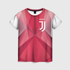 Женская футболка 3D с принтом Juventus new uniform , 100% полиэфир ( синтетическое хлопкоподобное полотно) | прямой крой, круглый вырез горловины, длина до линии бедер | Тематика изображения на принте: 