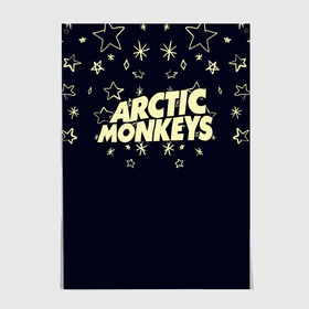 Постер с принтом Arctic Monkeys , 100% бумага
 | бумага, плотность 150 мг. Матовая, но за счет высокого коэффициента гладкости имеет небольшой блеск и дает на свету блики, но в отличии от глянцевой бумаги не покрыта лаком | 