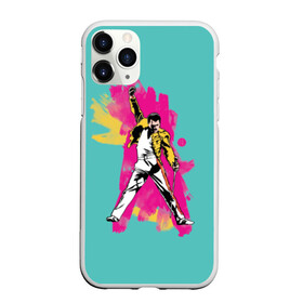 Чехол для iPhone 11 Pro матовый с принтом Freddi_ , Силикон |  | Тематика изображения на принте: freddie mercury | queen | фредди меркьюри