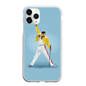 Чехол для iPhone 11 Pro матовый с принтом Freddi_5 , Силикон |  | Тематика изображения на принте: freddie mercury | queen | фредди меркьюри