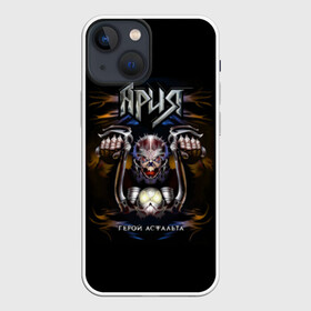 Чехол для iPhone 13 mini с принтом Герой асфальта ,  |  | Тематика изображения на принте: ария | кипелов | русский рок