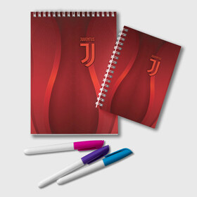 Блокнот с принтом Juventus new uniform , 100% бумага | 48 листов, плотность листов — 60 г/м2, плотность картонной обложки — 250 г/м2. Листы скреплены удобной пружинной спиралью. Цвет линий — светло-серый
 | Тематика изображения на принте: club | football | juventus | белый | италия | клуб | форма | черный | ювентус