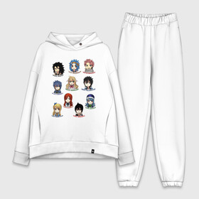 Женский костюм хлопок Oversize с принтом Команда ,  |  | draguneel | erza | fairy | fernandes | fullbuster | gajeel | gray | heartfilia | jellal | juvia | levy | lucy | mavis | mcgarden | natsu | redfox | scarlet | tail | vermilion | zeref