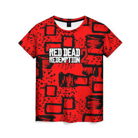 Женская футболка 3D с принтом red dead redemption 2 , 100% полиэфир ( синтетическое хлопкоподобное полотно) | прямой крой, круглый вырез горловины, длина до линии бедер | game | red dead | red dead redemption 2 | redemption 2 | rockstar games | бандиты | дикий запад | игры | ковбои | оружие