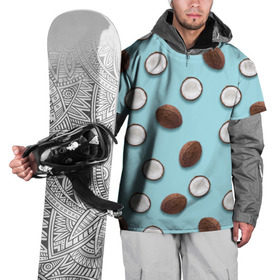 Накидка на куртку 3D с принтом Кокосовое Настроение , 100% полиэстер |  | Тематика изображения на принте: баунти | еда | кокос | наслаждение | орех | паттерн | рай
