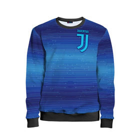 Детский свитшот 3D с принтом Juventus new uniform , 100% полиэстер | свободная посадка, прямой крой, мягкая тканевая резинка на рукавах и понизу свитшота | club | football | juventus | белый | италия | клуб | форма | черный | ювентус