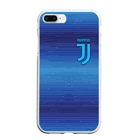 Чехол для iPhone 7Plus/8 Plus матовый с принтом Juventus new uniform , Силикон | Область печати: задняя сторона чехла, без боковых панелей | Тематика изображения на принте: club | football | juventus | белый | италия | клуб | форма | черный | ювентус