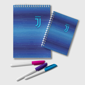 Блокнот с принтом Juventus new uniform , 100% бумага | 48 листов, плотность листов — 60 г/м2, плотность картонной обложки — 250 г/м2. Листы скреплены удобной пружинной спиралью. Цвет линий — светло-серый
 | club | football | juventus | белый | италия | клуб | форма | черный | ювентус