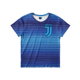 Детская футболка 3D с принтом Juventus new uniform , 100% гипоаллергенный полиэфир | прямой крой, круглый вырез горловины, длина до линии бедер, чуть спущенное плечо, ткань немного тянется | club | football | juventus | белый | италия | клуб | форма | черный | ювентус