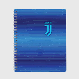 Тетрадь с принтом Juventus new uniform , 100% бумага | 48 листов, плотность листов — 60 г/м2, плотность картонной обложки — 250 г/м2. Листы скреплены сбоку удобной пружинной спиралью. Уголки страниц и обложки скругленные. Цвет линий — светло-серый
 | Тематика изображения на принте: club | football | juventus | белый | италия | клуб | форма | черный | ювентус