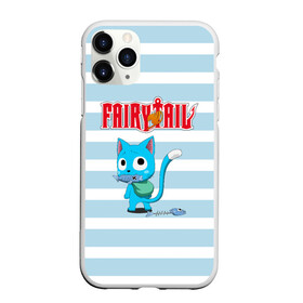 Чехол для iPhone 11 Pro Max матовый с принтом Fairy Tail , Силикон |  | anime | cat | fairy tail | happy | аниме | животные | кот | сёнэн | хвост феи | хэппи