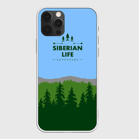 Чехол для iPhone 12 Pro Max с принтом Сибирь , Силикон |  | adventure | forest | hiking | nature | russia | siberia | taiga | traveling | trekking | лес | отдых | охота | природа | путешествия | россия | сибирь | тайга | туризм