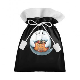 Подарочный 3D мешок с принтом Be my Boo , 100% полиэстер | Размер: 29*39 см | candy | deliciouse | ghost | halloween | night | pumpkin | spirit | treat | trick | вкусняшки | гадость | дух | конфеты | ночь | приведение | призрак | сладости | тыква | хеллоуин | хэллоуин