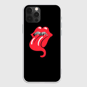 Чехол для iPhone 12 Pro Max с принтом Monsters Kiss , Силикон |  | Тематика изображения на принте: halloween | jagger | lips | mick | monster | rock | rolling | stones | tongue | tooth | вольные | губы | джаггер | зубы | камни | катящиеся | мик | монстер | рок | странники | хеллоуин | хэллоуин | язык