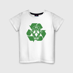 Детская футболка хлопок с принтом Экология , 100% хлопок | круглый вырез горловины, полуприлегающий силуэт, длина до линии бедер | pharaoh | глеб голубин | фара | фараон | фараох