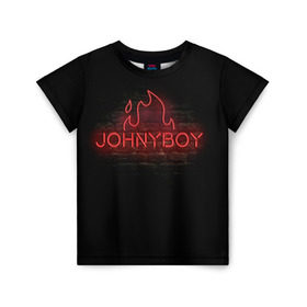 Детская футболка 3D с принтом Johnyboy , 100% гипоаллергенный полиэфир | прямой крой, круглый вырез горловины, длина до линии бедер, чуть спущенное плечо, ткань немного тянется | johnyboy | денис василенко | джонибой