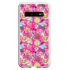 Чехол для Samsung Galaxy S10 с принтом Barbie and Tokidoki , Силикон | Область печати: задняя сторона чехла, без боковых панелей | adios | barbie | brilliant | cat | dog | doll | girl | heart | heels | japan | palm | pony | tokidoki | адьос | барби | девушка | иногда | кот | кошка | кукла | пес | пони | собака | япония