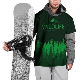 Накидка на куртку 3D с принтом adventure , 100% полиэстер |  | adventure | forest | hiking | nature | taiga | traveling | trees | trekking | лес | отдых | охота | приключения | природа | путешествия | тайга | туризм