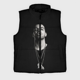 Мужской жилет утепленный 3D с принтом Drake ,  |  | 6ix | bling | canada | drake | god | hotline | life | more | rap | rapper | scorpion | toronto | views | дрейк | дризи | дрэйк | реп | репер | рэп | рэпер