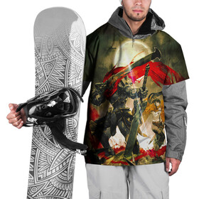 Накидка на куртку 3D с принтом Momonga & Narberal Gamma , 100% полиэстер |  | Тематика изображения на принте: albedo | momonga | overlord | shalltear | айнц ул гон | айнц ул гоун | альбедо | лорд момон | момон | момонга | назарик | оверлорд | повелитель | шалтир