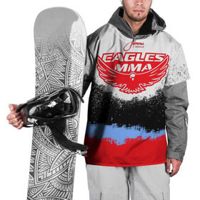 Накидка на куртку 3D с принтом Eagles MMA , 100% полиэстер |  | khabib | ufc | борьба | грепплинг | дагестан | дзюдо | нурмагомедов | орёл | самбо | хабиб