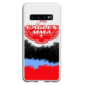 Чехол для Samsung Galaxy S10 с принтом Eagles MMA , Силикон | Область печати: задняя сторона чехла, без боковых панелей | khabib | ufc | борьба | грепплинг | дагестан | дзюдо | нурмагомедов | орёл | самбо | хабиб