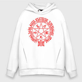 Мужское худи Oversize хлопок с принтом Alucard Pentagram , френч-терри — 70% хлопок, 30% полиэстер. Мягкий теплый начес внутри —100% хлопок | боковые карманы, эластичные манжеты и нижняя кромка, капюшон на магнитной кнопке | alucard | hellsing | pentagram | алукард | пентаграмма | хеллсинг