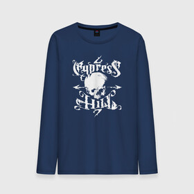 Мужской лонгслив хлопок с принтом Cypress Hill , 100% хлопок |  | cypress hill | hip hop | music | rap | музыка | рэп | хип хоп | череп