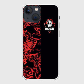 Чехол для iPhone 13 mini с принтом I Love Rock ,  |  | гранж | музыка | нео | пост | постпанк | ривайвл | рок | хард | я люблю