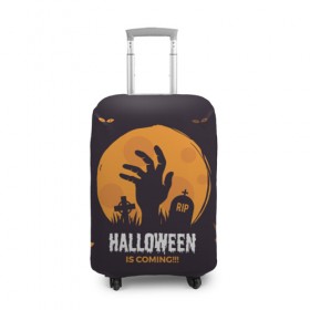 Чехол для чемодана 3D с принтом Happy Halloween , 86% полиэфир, 14% спандекс | двустороннее нанесение принта, прорези для ручек и колес | 