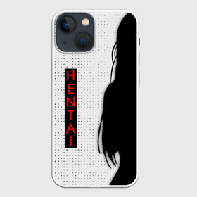 Чехол для iPhone 13 mini с принтом HENTAI   женский силуэт ,  |  | ahegao | kawai | kowai | oppai | otaku | senpai | sugoi | waifu | yandere | ахегао | ковай | отаку | сенпай | яндере