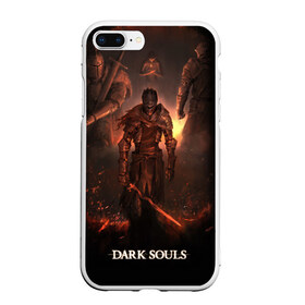 Чехол для iPhone 7Plus/8 Plus матовый с принтом Dark Souls , Силикон | Область печати: задняя сторона чехла, без боковых панелей | Тематика изображения на принте: 3 | dark | darksouls | praise | soul | souls | the sun | дарк | души | мертвец | рыцарь | соул | соулс | тёмные