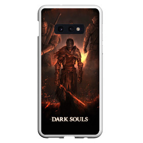 Чехол для Samsung S10E с принтом Dark Souls , Силикон | Область печати: задняя сторона чехла, без боковых панелей | Тематика изображения на принте: 3 | dark | darksouls | praise | soul | souls | the sun | дарк | души | мертвец | рыцарь | соул | соулс | тёмные