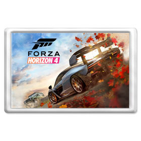 Магнит 45*70 с принтом Forza Horizon 4 , Пластик | Размер: 78*52 мм; Размер печати: 70*45 | auto | car | forza | game | horizon | mclaren | motorsport | race | авто | гонки | игра | машина