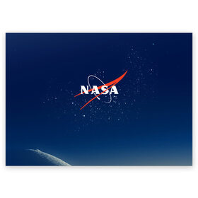 Поздравительная открытка с принтом NASA , 100% бумага | плотность бумаги 280 г/м2, матовая, на обратной стороне линовка и место для марки
 | Тематика изображения на принте: galaxy | man | nasa | planet | planets | space | spaceman | star | stars | univerce | астронавт | вселенная | галактика | галактики | звезда | звезды | космонавт | космонавты | космос | луна | наса | планета | планеты