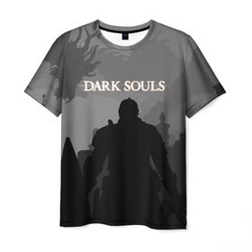 Мужская футболка 3D с принтом Dark Souls , 100% полиэфир | прямой крой, круглый вырез горловины, длина до линии бедер | Тематика изображения на принте: action | dark | dark souls | died | dragon | game | games | japan | knight | rpg | souls | sword | you | дарк | дракон | драконы | души | игра | игры | мертв | меч | рпг | рыцари | рыцарь | соулс | темные | умер | щит | экшн | япония