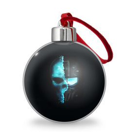 Ёлочный шар с принтом Tom Clancy’s Ghost Recon , Пластик | Диаметр: 77 мм | wildlands | маска | призраки | череп | шлем | шутер