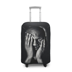 Чехол для чемодана 3D с принтом Майк Тайсон , 86% полиэфир, 14% спандекс | двустороннее нанесение принта, прорези для ручек и колес | бокс | боксер | знаменитости | спорт | стиль | тайсон | тренд