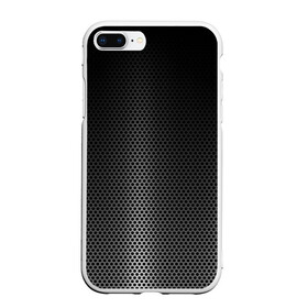 Чехол для iPhone 7Plus/8 Plus матовый с принтом Стальная ткань , Силикон | Область печати: задняя сторона чехла, без боковых панелей | металл | сетка | сталь