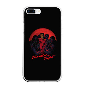 Чехол для iPhone 7Plus/8 Plus матовый с принтом Michael Jackson Thriller , Силикон | Область печати: задняя сторона чехла, без боковых панелей | eighties | icon | joseph | king | legend | michael. jackson | pop | thriller | zombie | восьмидесятые | джексон | джозеф | зомби | икона | король | легенда | майкл | поп | триллер