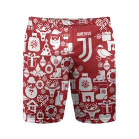 Мужские шорты 3D спортивные с принтом Juventus Новогодний ,  |  | club | football | juventus | белый | италия | клуб | форма | черный | ювентус