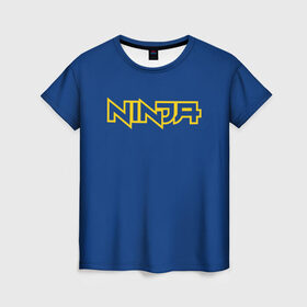 Женская футболка 3D с принтом NinjasHyper Streamer , 100% полиэфир ( синтетическое хлопкоподобное полотно) | прямой крой, круглый вырез горловины, длина до линии бедер | fortnite | ninja | streamer | twitch | tyler blevins