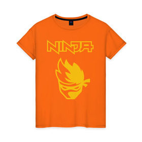 Женская футболка хлопок с принтом Tyler Blevis | twitch , 100% хлопок | прямой крой, круглый вырез горловины, длина до линии бедер, слегка спущенное плечо | fortnite | ninja | streamer | twitch | tyler blevins
