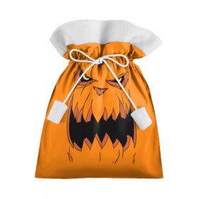 Подарочный 3D мешок с принтом Halloween , 100% полиэстер | Размер: 29*39 см | halloween | orange | pumpkin | scary | оранжевая | страшная | тыква | ужас | хэллоуин