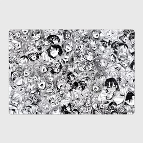 Магнитный плакат 3Х2 с принтом Manga ahegao , Полимерный материал с магнитным слоем | 6 деталей размером 9*9 см | Тематика изображения на принте: ahegao | manga | ахегао | комиксы | лицо | манга | паттрен | чернобелый | эмоции