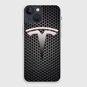 Чехол для iPhone 13 mini с принтом TESLA ,  |  | brand | car | elon mask | tesla | авто | бренд | илон | илон маск | маск | машина | тесла | электрокар