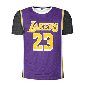 Мужская футболка 3D спортивная с принтом James LA Lakers 2019 , 100% полиэстер с улучшенными характеристиками | приталенный силуэт, круглая горловина, широкие плечи, сужается к линии бедра | Тематика изображения на принте: angeles | james | lakers | lebron | los | nba | usa | анджелес | джеймс | леброн | лейкерс | лос | нба | сша